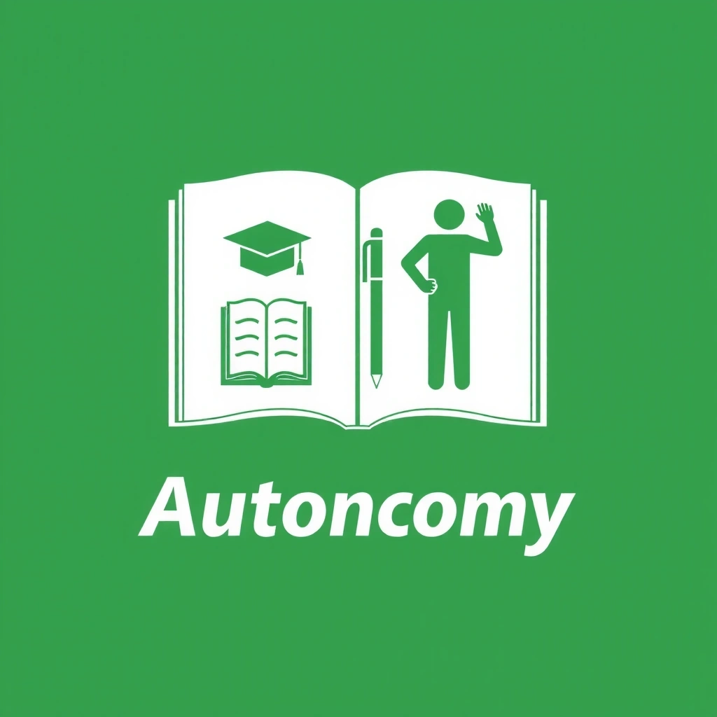 Icona di educazione e autonomia