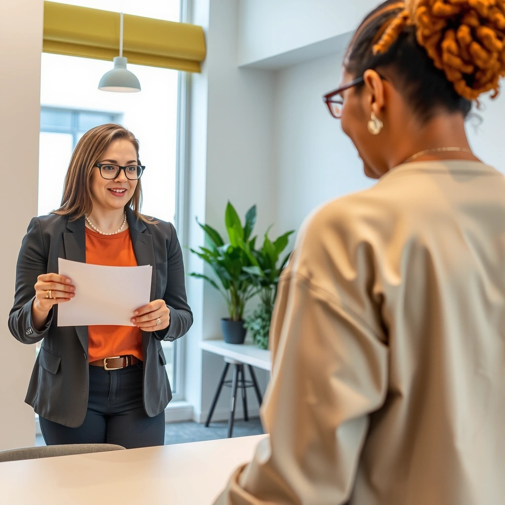 Persona che riceve consigli nutrizionali