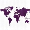 World map icon representing accessibility